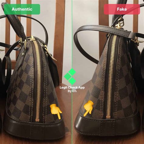 louis vuitton alma fake vs real|lv alma size comparison.